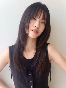 【U28 レディース限定】 ロングカット+ワンカラー✨️(レイヤーカット、ハッシュカット含む)