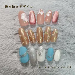 オフあり　ハンドネイル(デザイン持ち込み　やり放題 )
