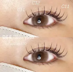 フラットラッシュ【ブラックのみ】上100​〜​120本　150分