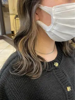 【ミニモ学割24歳以下限定🧑‍🎓】インナーカラー✨＋トリートメント🔮¥13200→¥9900