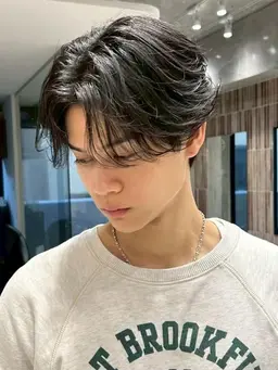 平日限定！【メンズカット＋ニュアンスパーマ、フェザーパーマ】スタイリング込