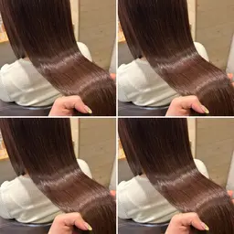 《ミニモ限定》カット➕カラー➕超音波アイロン【韓国ヘア・韓国風・髪質改善・暗染め・黒染め・ブルーブラック・美髪・艶髪】