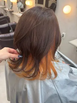 インナーカラー＋カット＋3stepTR