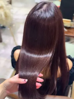 【🌼平日ご新規様限定メニュー🌼】艶カラーでさらに綺麗に✨艶さら酸熱トリートメント🫧&カラー🌈ᵕ̈*