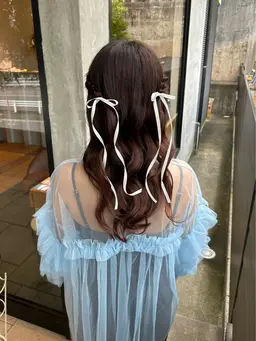 卒業式ヘアセット🎓