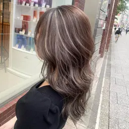 🩵ご新規様80%の方が選ぶ🩵外国人風ハイライトカラー＋コーティングTR