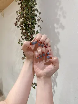 U29【ジェルネイル🎀】簡単アート🪄/ニュアンス/フレンチ/etc...／オフ＋¥2200~