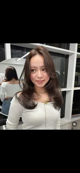 【今だけ限定🥨】似合わせレイヤーカット+透明感カラー＋1stepリペアトリートメント　#韓国ヘア