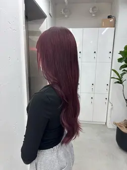 【🦊暖色カラー🦊】ワンカラー➕ ヘッドスパ5分⸝꙳.⋆