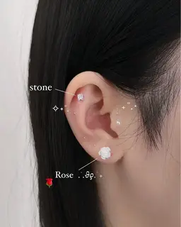 《当日予約限定❣️》耳つぼジュエリー👂🏻💎10粒