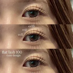 💛【リピーター様】フラーレン配合 美容グルーで施術♪大人気のフラットラッシュ100本　♯マツエク　♯まつげエクステ