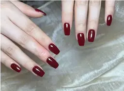 チップ長さ出しワンカラーリボン2個無料付け¥9500円👑（ソフトジェルオフ無料）