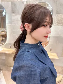 前髪カット＋ワンカラー＋1stepトリートメント🌳⚠️現金のみでお願いします🙏