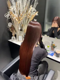 前髪縮毛矯正＋外部補修トリートメント