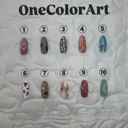 【オフ有】ワンカラー+写真アート2本付 0円