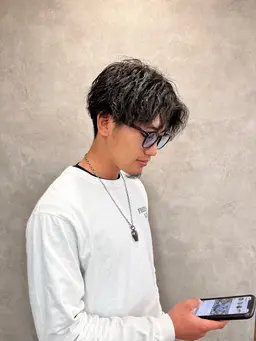 メンズカット✂️＋ヘッドスパ🧴‎◌𓈒𓐍‪#センターパート#マッシュ#マッシュウルフ#スパイキーショートなど