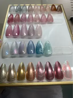 ミラーネイル💅（オフなし甘皮ケア込み）❤️