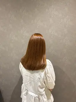 ブリーチなしダブルカラー+潤いトリートメント