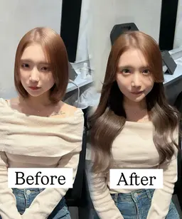 💎馴染み最強💎最高級人毛100％プレミアムシールエクステ80本+カット【新宿/レイヤーカット/インナー追加⭕️】