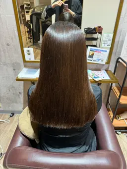 【平日限定クーポン】縮毛矯正✨＋前髪カット+髪質改善トリートメント