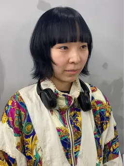 カット+高発色キラテラカラー🫧🪽