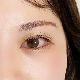 束感まつエク＆パーマ　LEDフラットラッシュ120本