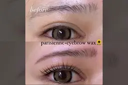 《予約多数🥈✨》まつ毛パーマorパリジェンヌ＋アイブロウwax🌻※詳細必読