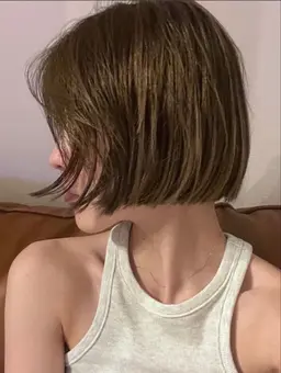 ボブカット＋透明感ベージュカラーモデル様募集🕊️（平日17時以降、土日祝18時以降​〜​の募集となります）