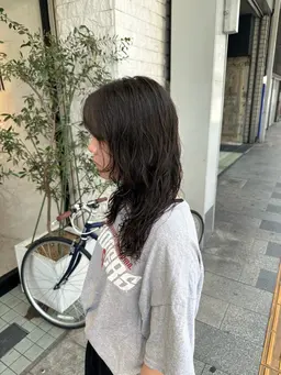 カット+デジタルパーマ