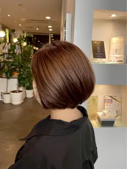 本日18時30分限定.ᐟ🍒丸みボブカット＋Aujuaクイックトリートメント＋超音波トリートメント(ケアプロ)🍒