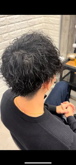 メンズパーマトリートメント