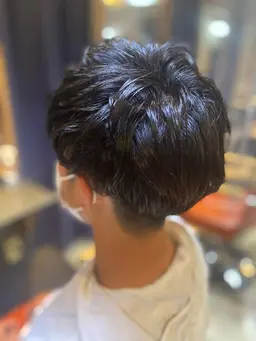 🌈メンズパーマ＋デザインカット🌈