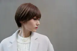 【梅雨時期対策】骨格補正カット＋顔周りストレートパーマ