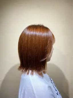 ☁️ブリーチなしワンカラー＋トリートメント（白髪染めも🙆‍♀️）☁️