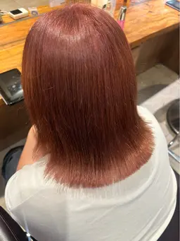 🌟平日17:30限定🌟うる艶ダブルカラー(ブリーチなし)＋1stepトリートメント