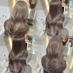 🩵ミニモ限定🤍⭐️カット✨ブリーチなしのダブルカラー✨＋💧選べる髪質改善トリートメント💧