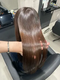 髪質改善で美髪革命🫧酸性ストレート＋カット＋うる艶トリートメント付き