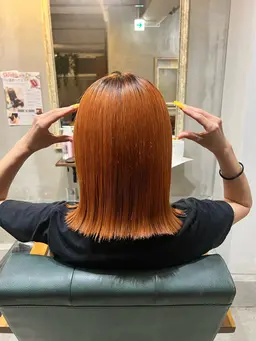 ブリーチ➕カラーモデル💎 温かみのある暖色が好きな方におすすめ🎀🎀