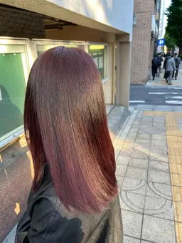 🉐イルミナカラー【バイオレットカラー限定🍒】+艶トリートメント付き🉐