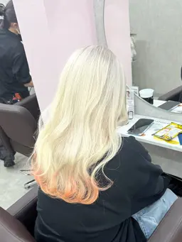 【カットもしたい方はこちらがお得❗️】カット+ブリーチ+透明感カラー+高濃度トリートメント