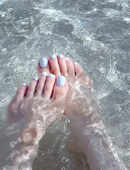 【フットネイル】　ワンカラー（オフなし）