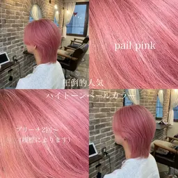 ⚡️ブリーチ＋オンカラー⚡️📩ブリーチモデル募集中⭕️カット＋3000円　ミニモ限定⭕️