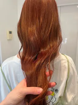 ੈ✩‧₊˚°❀⋆【ブリーチなし🫧】ダブルカラー＋オージュア3stepトリートメントੈ✩‧₊˚°❀⋆