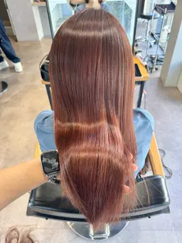 【⚡️艶と透け感のハイトーンカラー⚡️】カット+ダブルカラー+美髪トリートメント