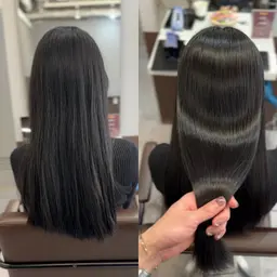 ✨似合わせカット＋縮毛矯正＋透明感カラー＋最高級髪質改善トリートメント✨