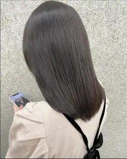 【透明感抜群】💫【前髪cut無料】アディクシーカラー＋髪質改善トリートメント¥13500→10000