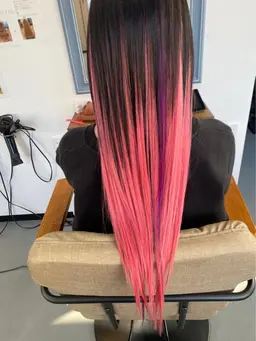 地域最安値💜早いもの勝ち💜モデル様募集高級人毛100%シールエクステ80本 エクステカット込