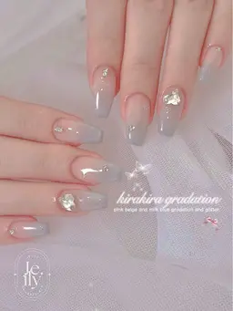 グラデーション(ベースクリア)🦢🫧⋆｡˚✩