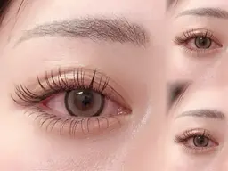 【U24 平行二重の方限定】撮影モデルセーブルラッシュ120本　リクエスト後目元写真を必ず送ってください