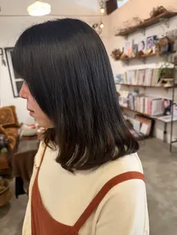 カット➕ストレートデジタルパーマ(ボブ、ミディアム、ロング)